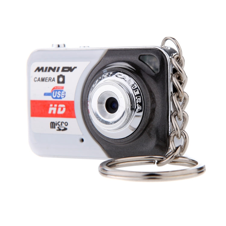X6 Videocámara portátil Ultra Mini HD para niños con cámara digital DV con llavero, compatible con tarjeta TF