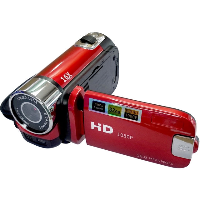 Cámara DV de viaje en casa con zoom digital 16X HD de 16 millones de píxeles, US Plug