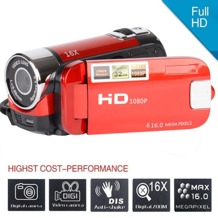 Cámara DV de viaje en casa con zoom digital 16X HD de 16 millones de píxeles, US Plug