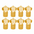 8 Uds Bugatti accesorios para impresora 3D E3D-V5 boquilla V6 consumibles de rosca M6 boquilla caliente, 1.75/0.2mm, 1.75/0.25mm, 1.75/0.3mm, 1.75/0.35mm, 1.75/0.4mm, 1.75/0.5mm, 1.75/0.6mm, 1.75/0.8mm, 1.75/1.0mm, 3/0.2mm, 3/0.3mm, 3/0.4mm, 3/0.5mm   ...