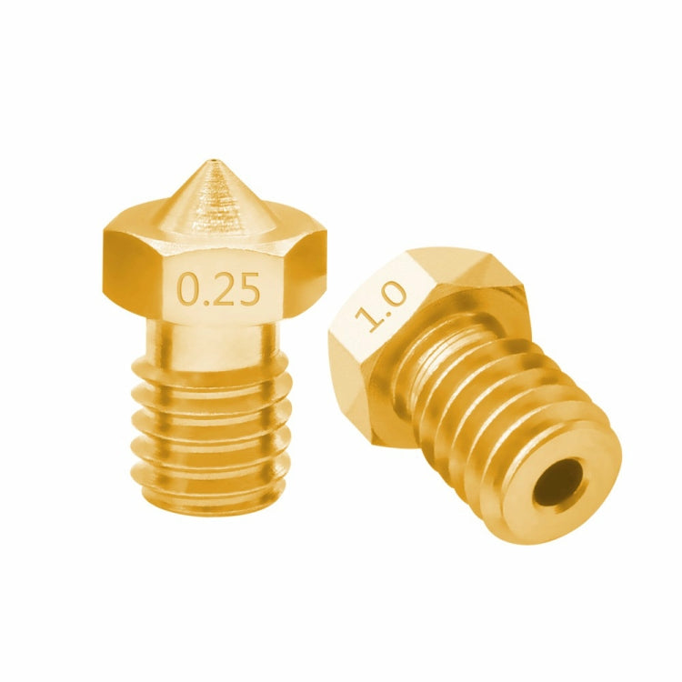 8 Uds Bugatti accesorios para impresora 3D E3D-V5 boquilla V6 consumibles de rosca M6 boquilla caliente, 1.75/0.2mm, 1.75/0.25mm, 1.75/0.3mm, 1.75/0.35mm, 1.75/0.4mm, 1.75/0.5mm, 1.75/0.6mm, 1.75/0.8mm, 1.75/1.0mm, 3/0.2mm, 3/0.3mm, 3/0.4mm, 3/0.5mm   ...