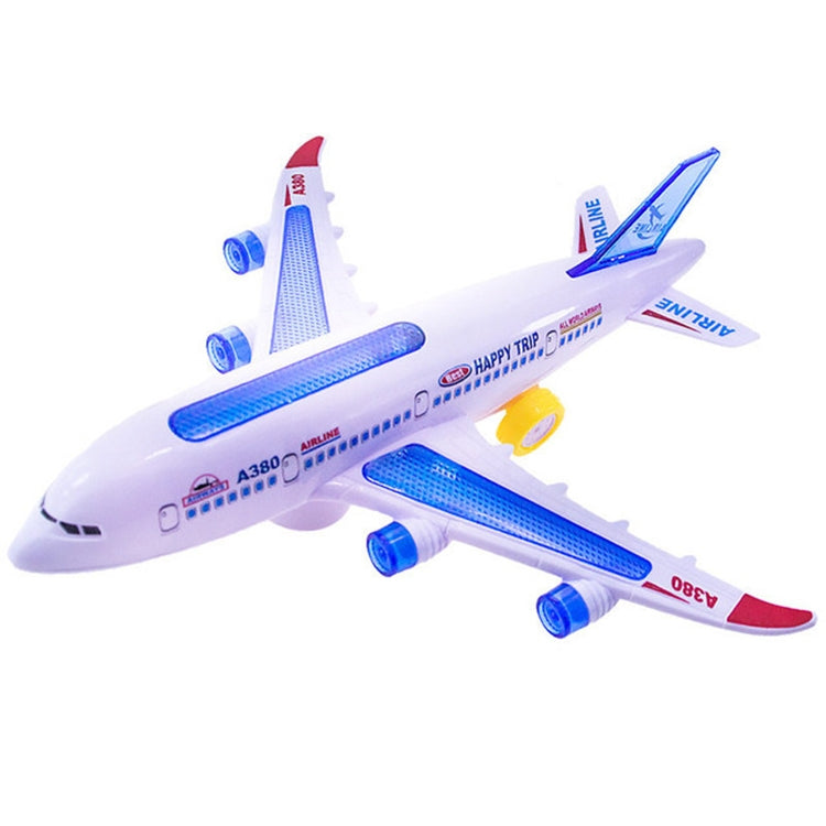 Modelo de avión juguetes Flash eléctrico música avión niños juguete DIY avión regalo