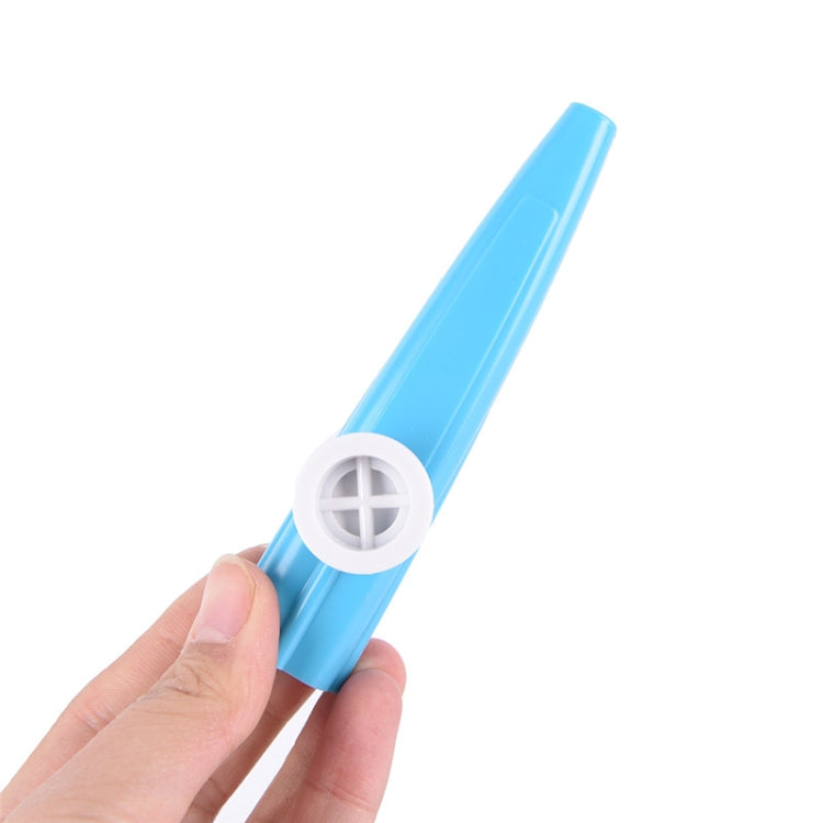 Instrumento de acompañamiento para niños Kazoo de plástico de 10 piezas, entrega de color al azar, 10PCS Kazoo