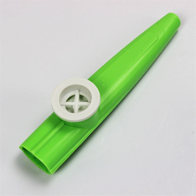 Instrumento de acompañamiento para niños Kazoo de plástico de 10 piezas, entrega de color al azar, 10PCS Kazoo