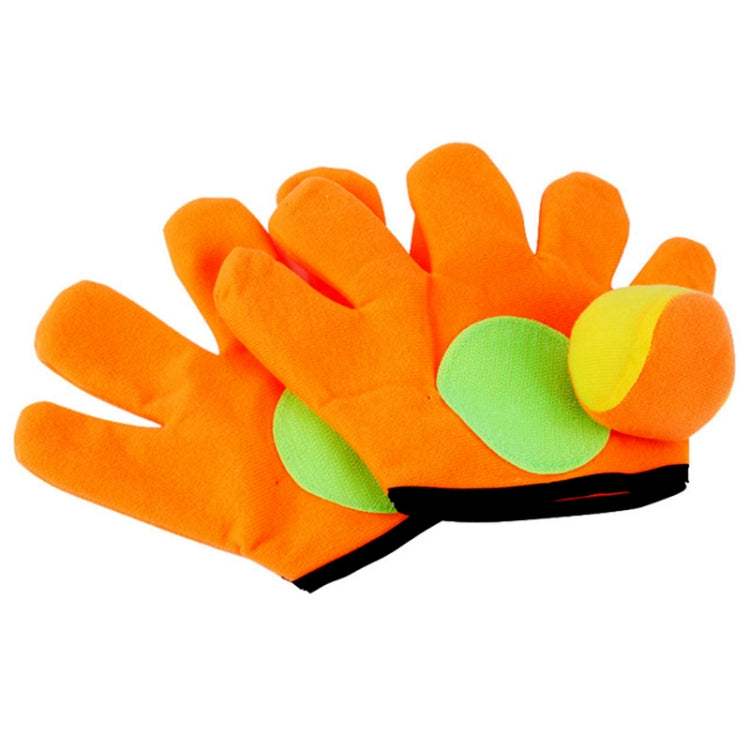 Juguetes deportivos al aire libre para niños, juego de guantes para atrapar bolas pegajosas de felpa, S, L