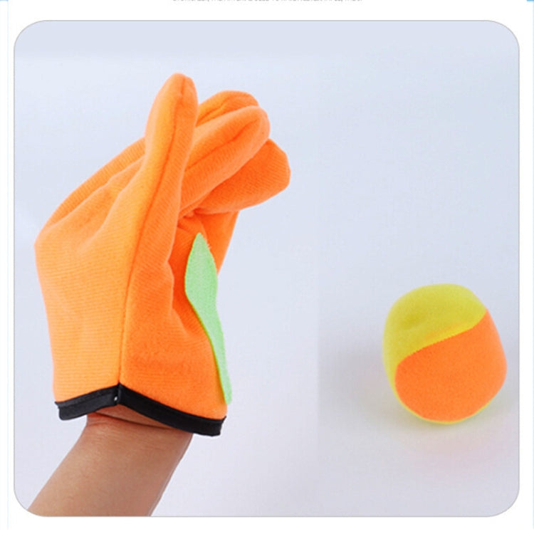Juguetes deportivos al aire libre para niños, juego de guantes para atrapar bolas pegajosas de felpa, S, L