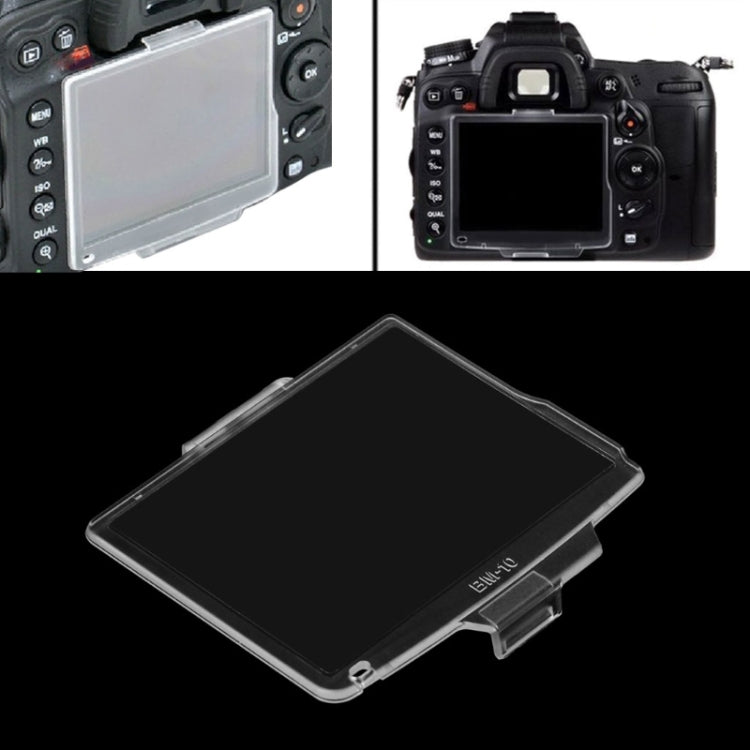 Protector de pantalla de cubierta de Monitor LCD duro BM10 para accesorios de cámara Nikon D90