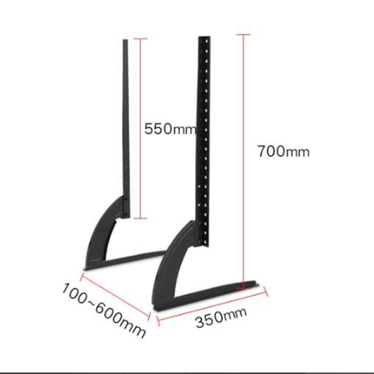 Base de soporte universal ajustable de altura de montaje de 35-72 pulgadas Soporte de TV de escritorio para TV LCD Pantalla plana