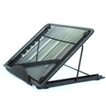 Soporte ventilado ajustable de malla metálica de refrigeración plegable de escritorio portátil