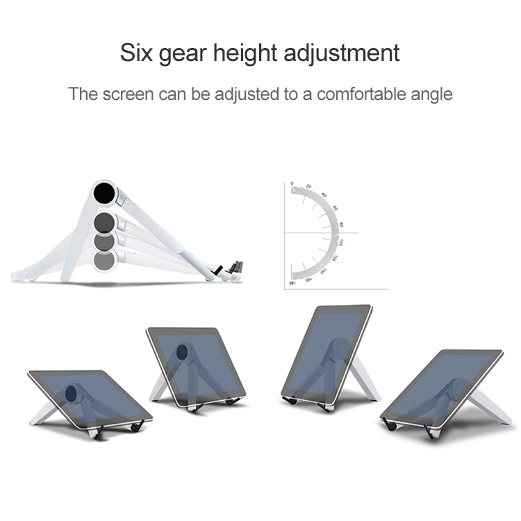 Soporte de escritorio para ordenador portátil y tableta, soporte triangular de refrigeración