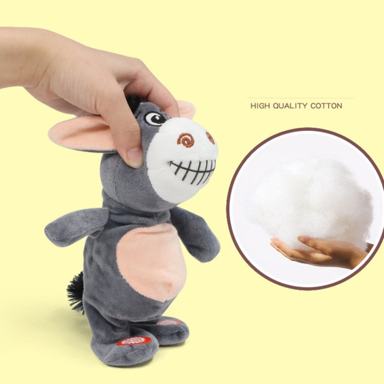 Juguete interactivo electrónico para mascotas, burro pequeño parlante inteligente, regalo de cumpleaños para niños, Small Donkey
