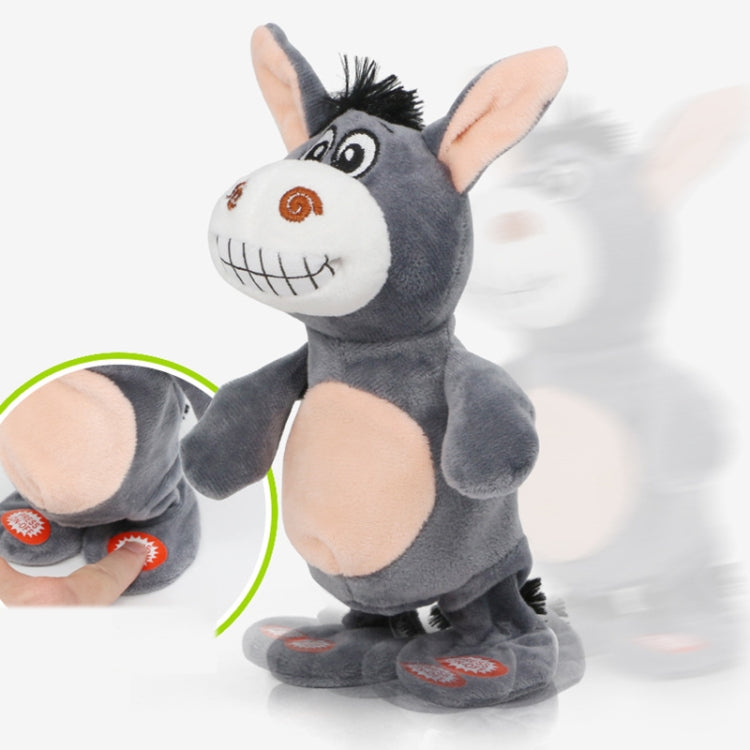 Juguete interactivo electrónico para mascotas, burro pequeño parlante inteligente, regalo de cumpleaños para niños, Small Donkey