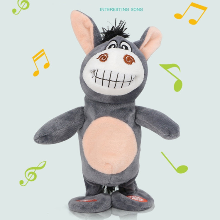 Juguete interactivo electrónico para mascotas, burro pequeño parlante inteligente, regalo de cumpleaños para niños, Small Donkey