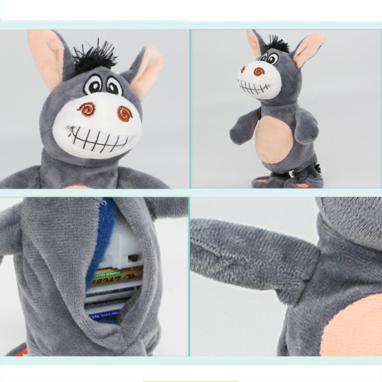 Juguete interactivo electrónico para mascotas, burro pequeño parlante inteligente, regalo de cumpleaños para niños, Small Donkey