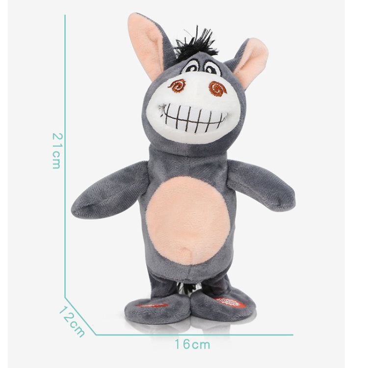 Juguete interactivo electrónico para mascotas, burro pequeño parlante inteligente, regalo de cumpleaños para niños, Small Donkey