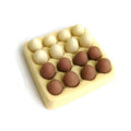 Mini caja de huevos para casa de muñecas con 16 huevos modelo de juguete, Mini Egg Box