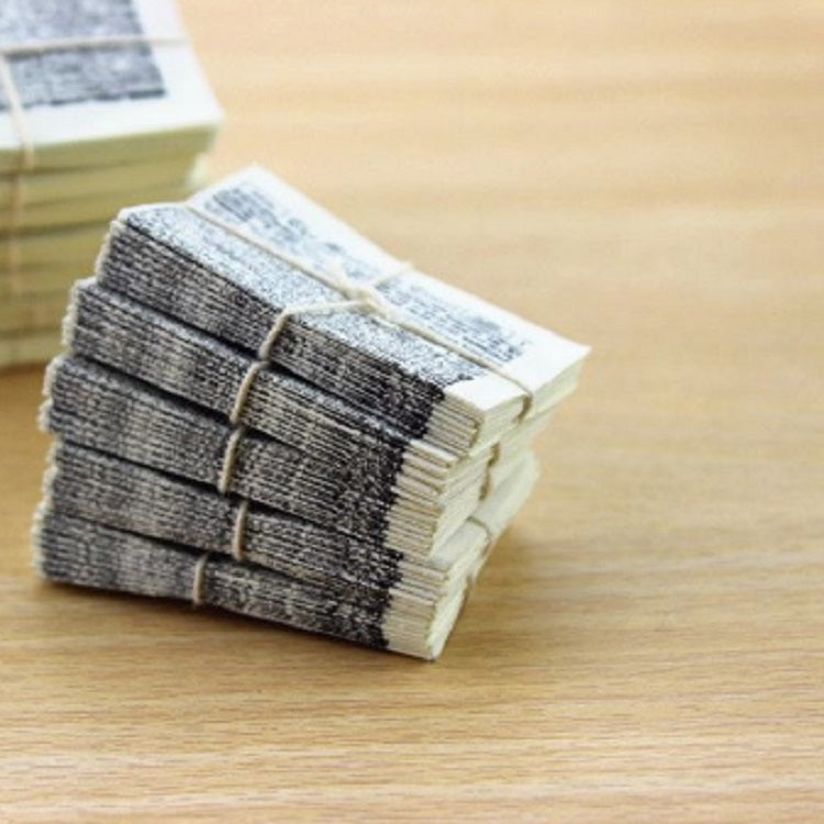 Casa de muñecas Simulación en miniatura Un paquete de periódico Juguete para niños, One Bundle of Newspaper