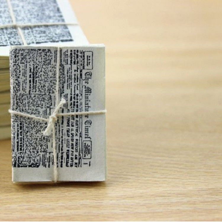 Casa de muñecas Simulación en miniatura Un paquete de periódico Juguete para niños, One Bundle of Newspaper
