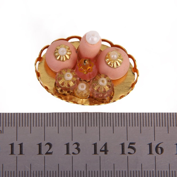 Juego de cosméticos para decoración de tocador de casa de muñecas Mini de 3 piezas