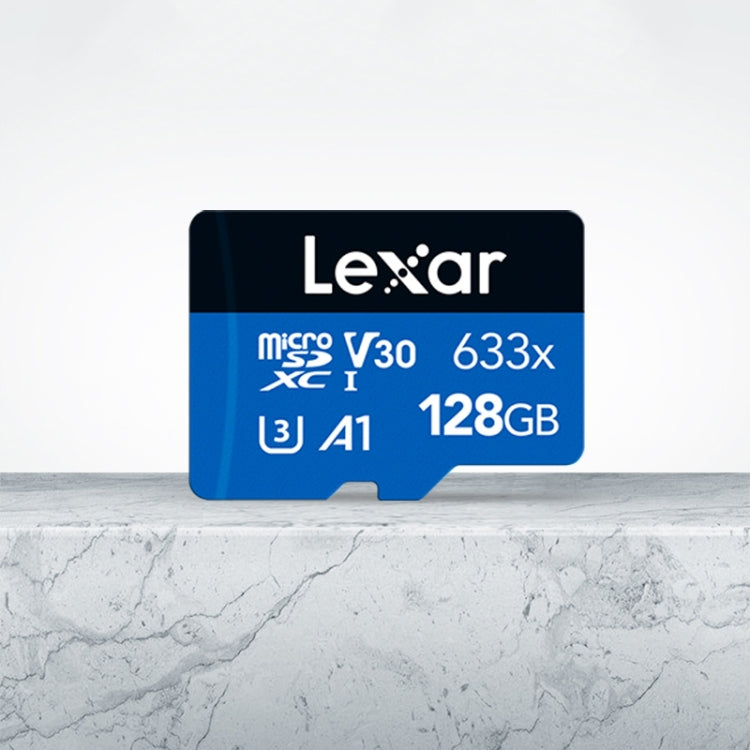 Lexar 633x 128GB Grabadora de conducción de alta velocidad Tarjeta TF dedicada Tarjeta de memoria para teléfono móvil, 128GB