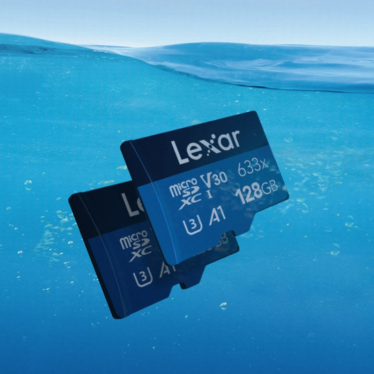 Lexar 633x 128GB Grabadora de conducción de alta velocidad Tarjeta TF dedicada Tarjeta de memoria para teléfono móvil, 128GB