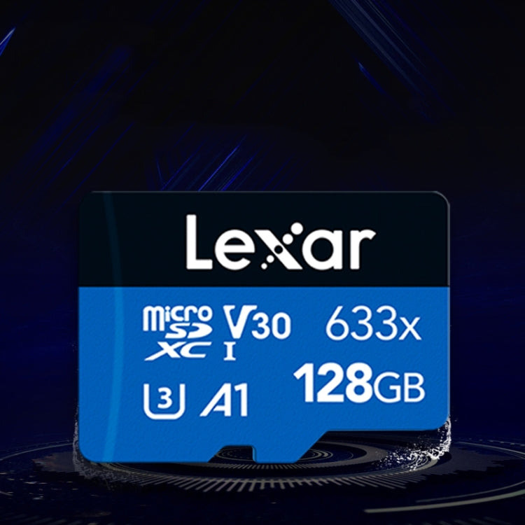 Lexar 633x 128GB Grabadora de conducción de alta velocidad Tarjeta TF dedicada Tarjeta de memoria para teléfono móvil, 128GB