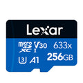 Lexar 633x 256GB Cámara de teléfono móvil de alta velocidad Memoria Interruptor de tarjeta TF Expansión Grabadora de conducción Almacenamiento dedicado Tarjeta de memoria flash, 256GB