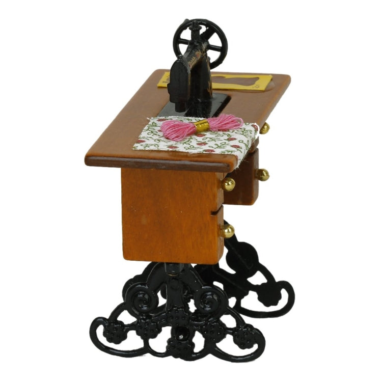 Mini máquina de coser juguete casa de muñecas decoración escena modelo, Sewing Machine