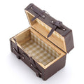 1/12 casa de muñecas en miniatura que lleva maleta Vintage equipaje accesorios de juguetes para juego de imitación, Suitcase Luggage