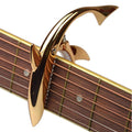 Cejilla de guitarra de aleación de zinc con forma de tiburón, Guitar Capo