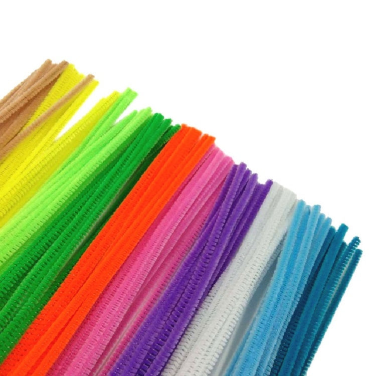 100 PCS Felpa Stick Niños Juguetes educativos Materiales hechos a mano, Entrega de color al azar