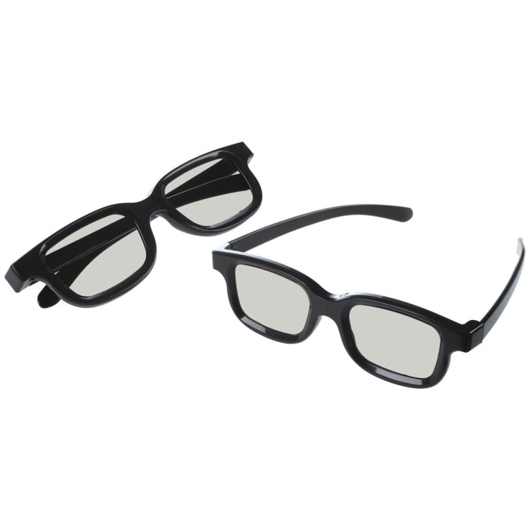 2 gafas polarizadas especiales de película 3D, gafas 3D estéreo sin flash, 1pc