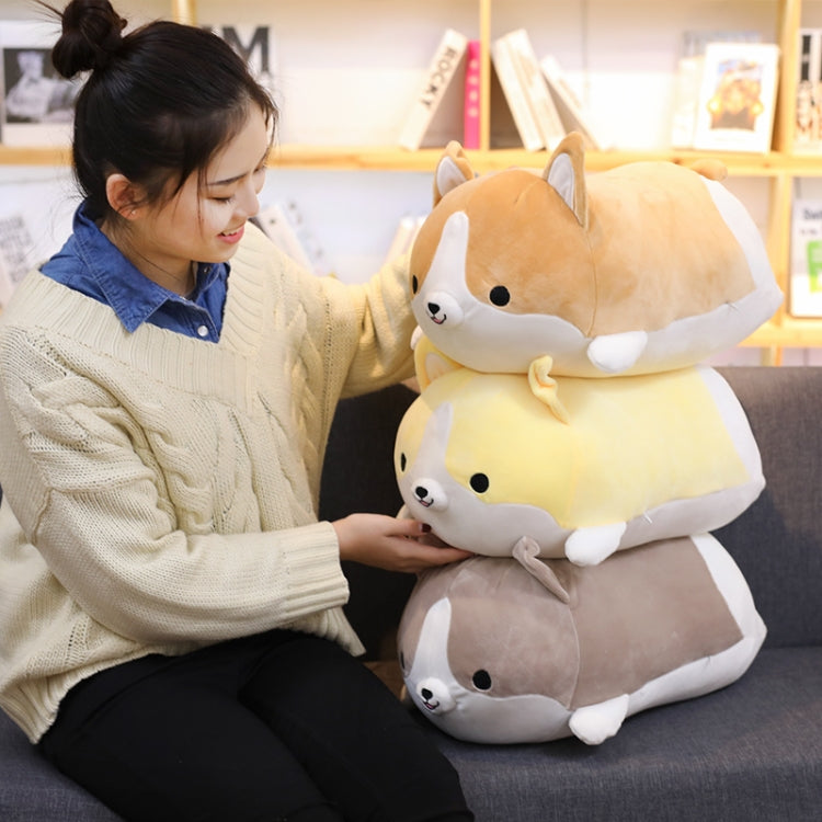 Juguete de peluche de perro Corgi de 30-60cm, bonito regalo de Navidad para niños, almohada de viñetas de animales suaves, regalo de San Valentín, 35CM, 50CM, 60CM