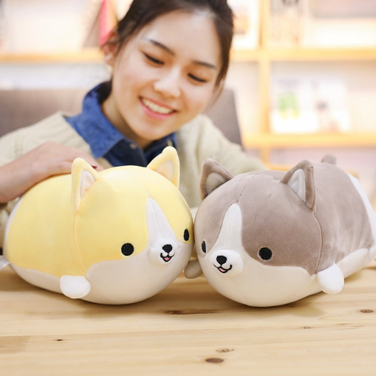 Juguete de peluche de perro Corgi de 30-60cm, bonito regalo de Navidad para niños, almohada de viñetas de animales suaves, regalo de San Valentín, 35CM, 50CM, 60CM