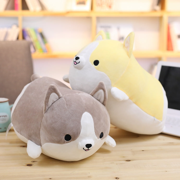 Juguete de peluche de perro Corgi de 30-60cm, bonito regalo de Navidad para niños, almohada de viñetas de animales suaves, regalo de San Valentín, 35CM, 50CM, 60CM