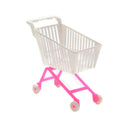 3 uds muñeca de plástico carrito de simulación carrito de compras juguete niños regalo de cumpleaños