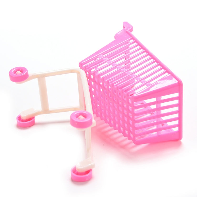 3 uds muñeca de plástico carrito de simulación carrito de compras juguete niños regalo de cumpleaños