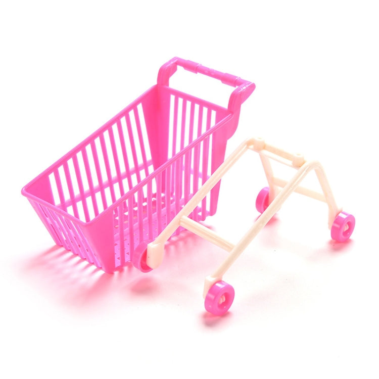 3 uds muñeca de plástico carrito de simulación carrito de compras juguete niños regalo de cumpleaños