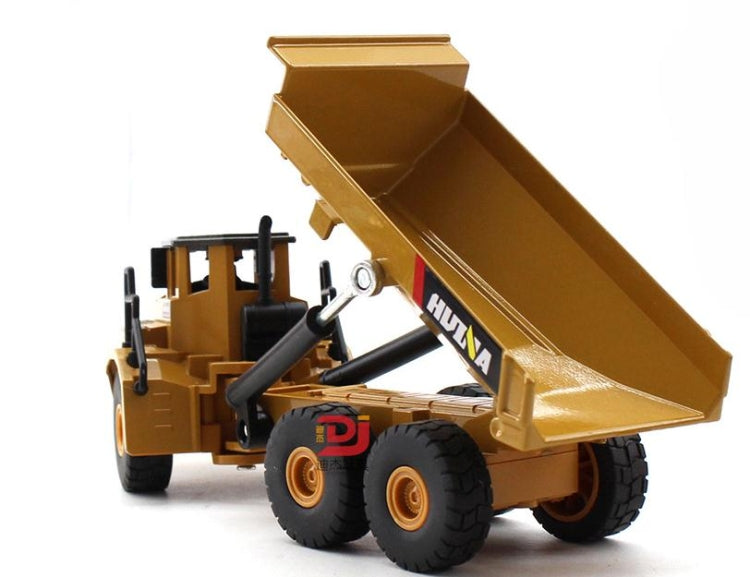 Modelo de camión volquete articulado de aleación, adornos de coche de juguete de aleación para niños, Articulated Dump Truck