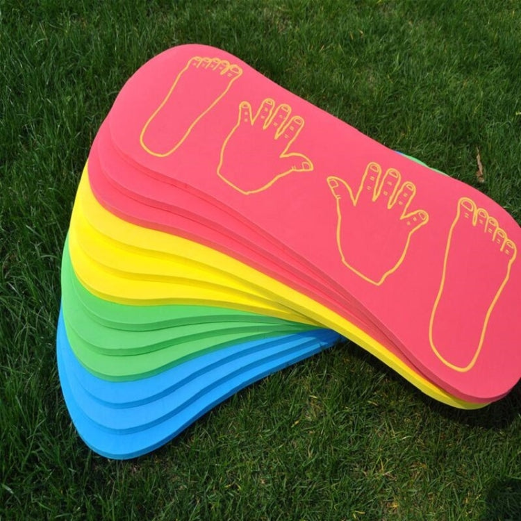 3 PCS Deportes al aire libre Sense Equipo de entrenamiento Espuma Manos y pies Tablero de cooperación Juego de deportes Juguetes para niños, Entrega de color al azar, 3 PCS Hands and Feet Cooperation Board