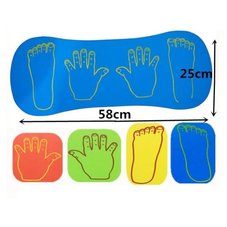3 PCS Deportes al aire libre Sense Equipo de entrenamiento Espuma Manos y pies Tablero de cooperación Juego de deportes Juguetes para niños, Entrega de color al azar, 3 PCS Hands and Feet Cooperation Board