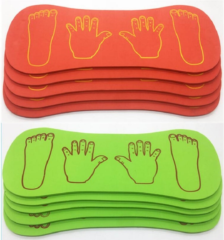 3 PCS Deportes al aire libre Sense Equipo de entrenamiento Espuma Manos y pies Tablero de cooperación Juego de deportes Juguetes para niños, Entrega de color al azar, 3 PCS Hands and Feet Cooperation Board