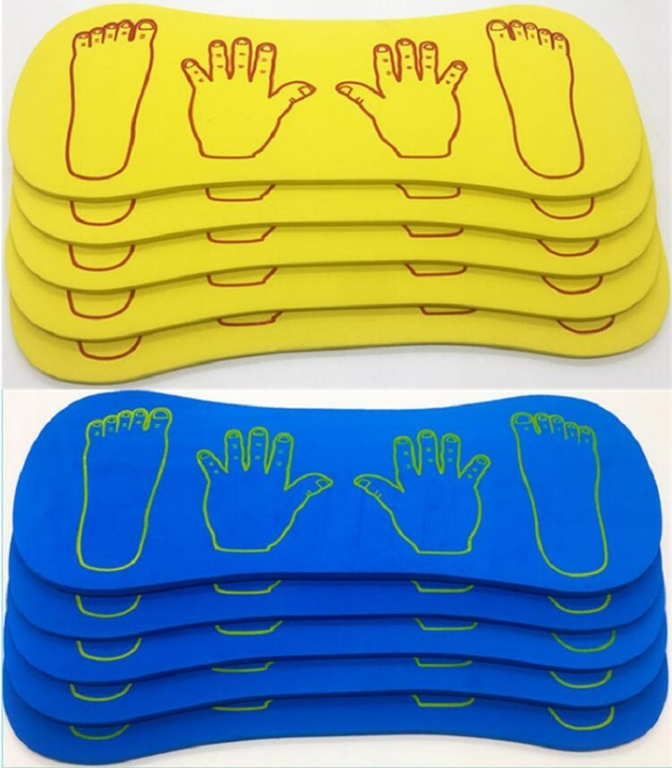 3 PCS Deportes al aire libre Sense Equipo de entrenamiento Espuma Manos y pies Tablero de cooperación Juego de deportes Juguetes para niños, Entrega de color al azar, 3 PCS Hands and Feet Cooperation Board
