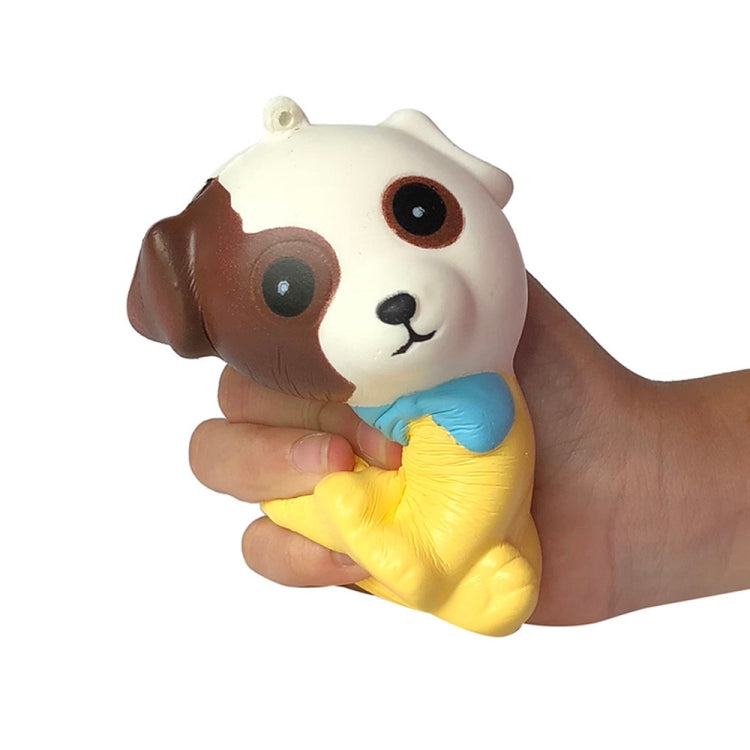 Squishy Slow Rising Squeeze Kid Toy Juguetes para aliviar el estrés para niños Regalo de Navidad, Cute little dog(White), Cute little dog(Yellow)