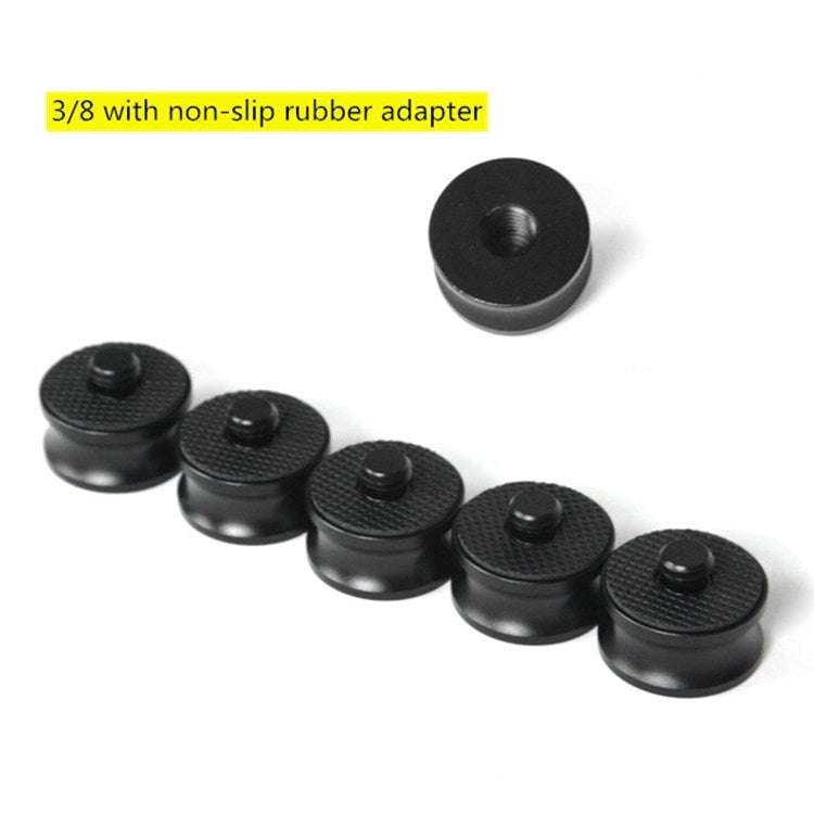 Adaptador de aleación de aluminio de 3 uds, tornillo de conversión SLR, adaptador de cabeza de trípode de cámara única Micro, Female 1/4 To Male 3/8, Female 3/8 To Male 1/4