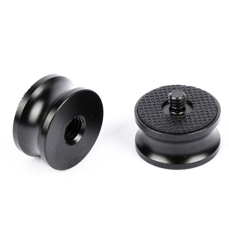 Adaptador de aleación de aluminio de 3 uds, tornillo de conversión SLR, adaptador de cabeza de trípode de cámara única Micro, Female 1/4 To Male 3/8, Female 3/8 To Male 1/4