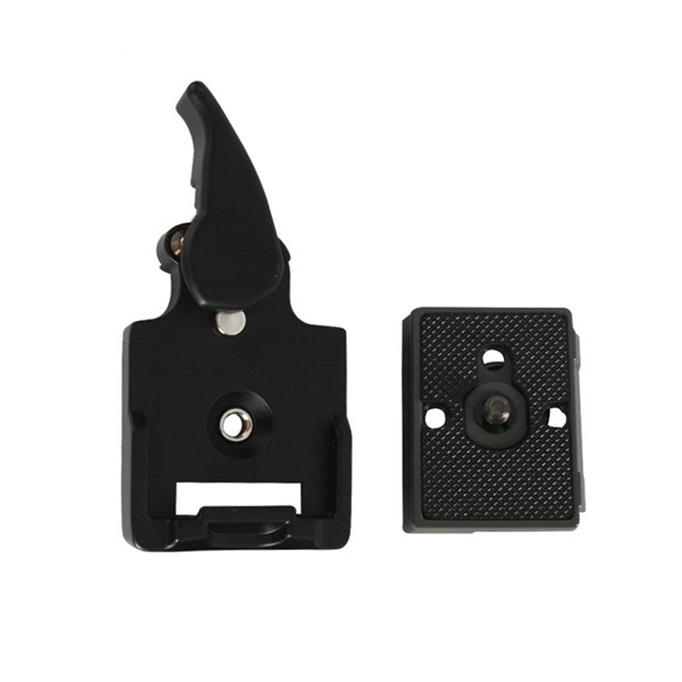 Soporte de placa de liberación rápida con cabezal de trípode BEXIN para Manfrotto 200PL-14
