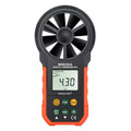 PEAKMETER Instrumento de medición del volumen del aire de la velocidad del viento con pantalla digital de alta precisión, MS6252A Wind Speed, Air Volume, MS6252B Temperature, Humidity, USB