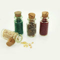 4 PCS / Set Casa de muñecas Accesorios de cocina Botella de comida de vidrio en miniatura, Glass Food Bottle
