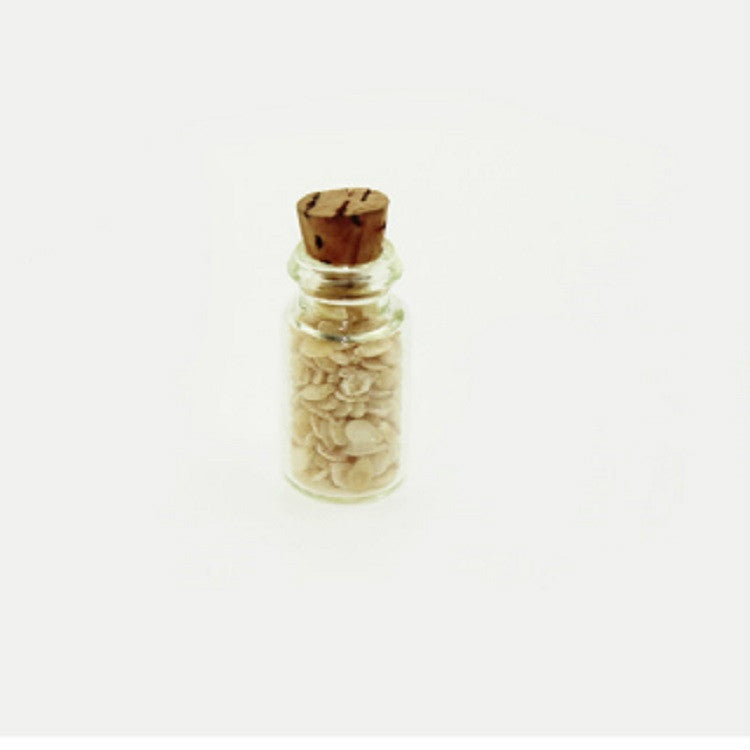4 PCS / Set Casa de muñecas Accesorios de cocina Botella de comida de vidrio en miniatura, Glass Food Bottle
